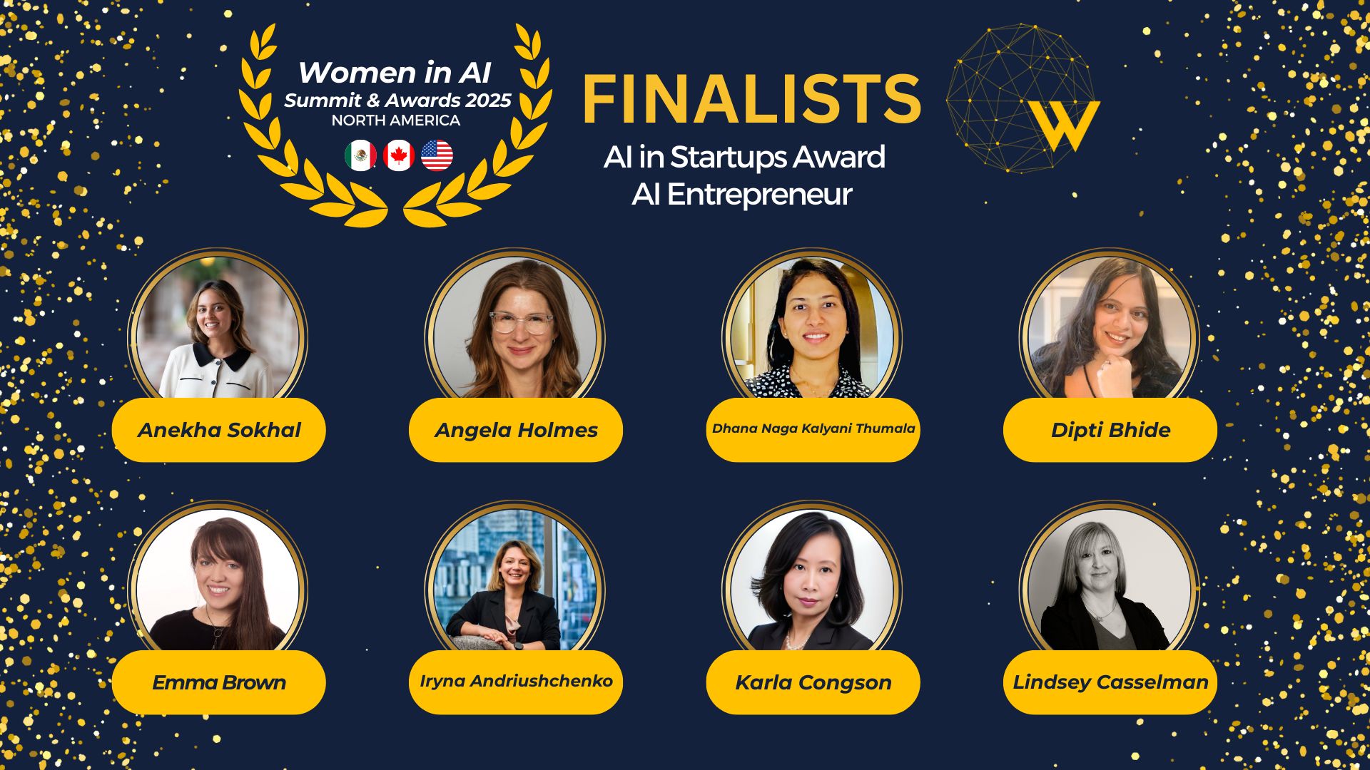 Women in AI North America 2025 Finalists