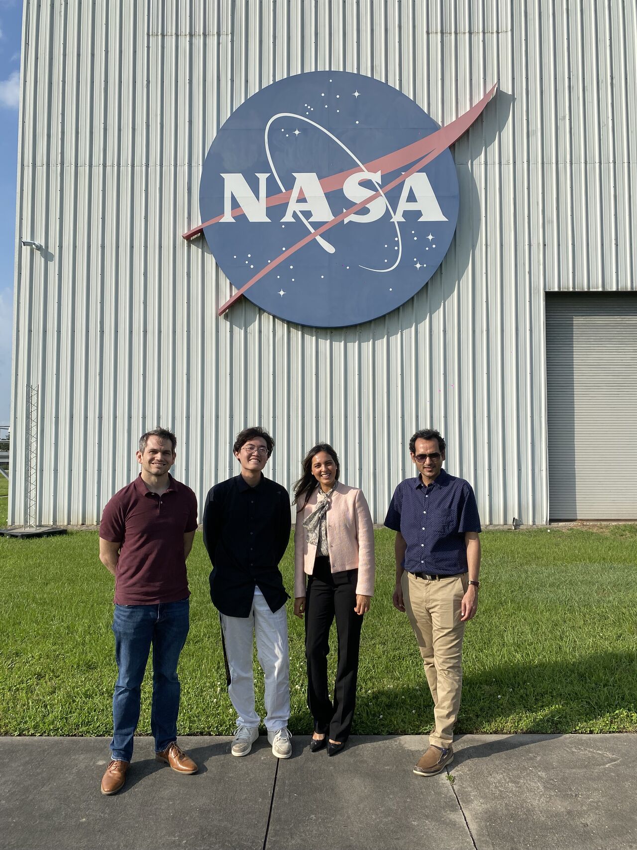 Team group photo at NASA